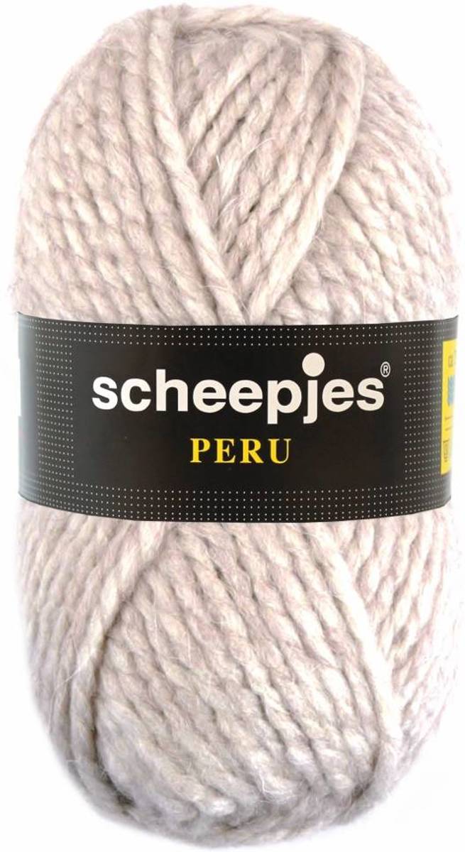 Scheepjes Peru beige (010) PAK MET 10  BOLLEN a 100 GRAM. KL.NUM. 3785.