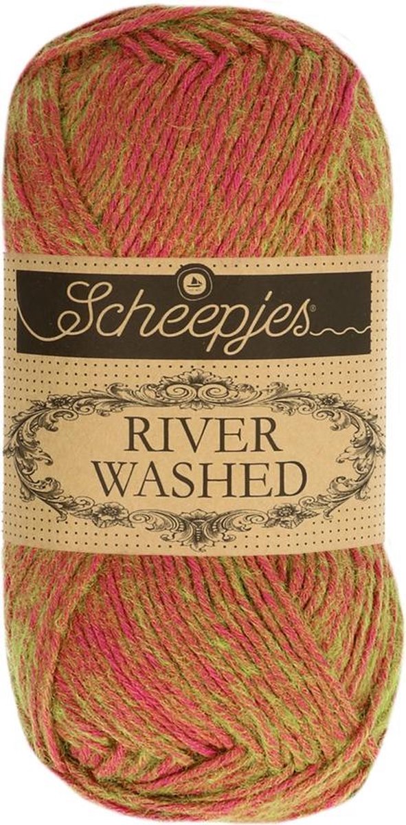 Scheepjes River Washed set van 5 stuks in de verpakking.