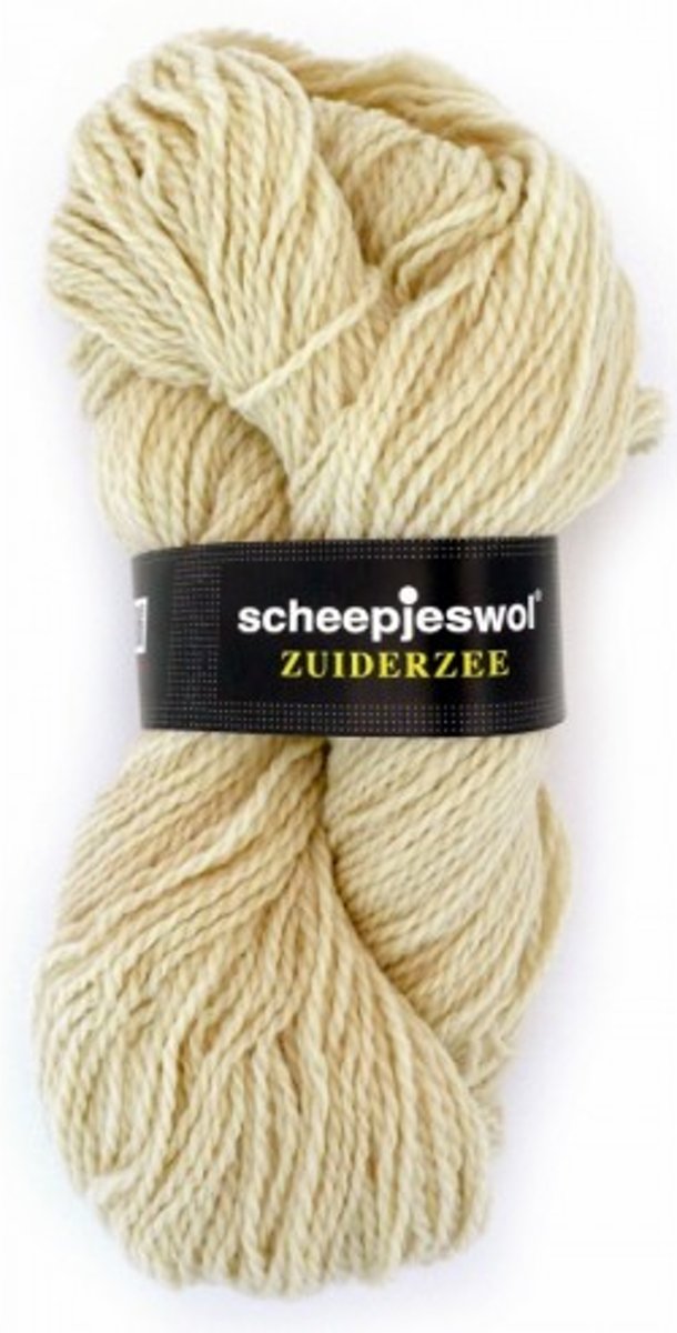 Scheepjes Zuiderzee 03 Creme. PAK MET 4 BOLLEN a 100 GRAM. KL.NUM. 153509.