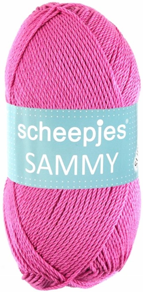 scheepjes sammy 108 roze. PAK MET 5 BOLLEN a 100 GRAM.