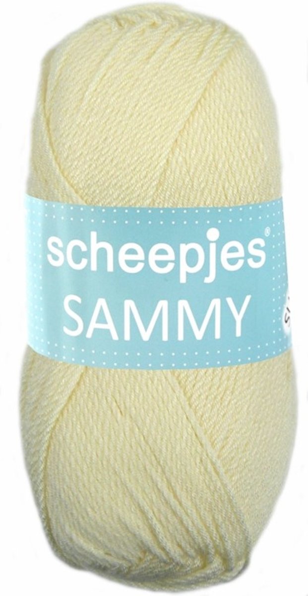 scheepjes sammy 111 room wit. PAK MET 5 BOLLEN a 100 GRAM.