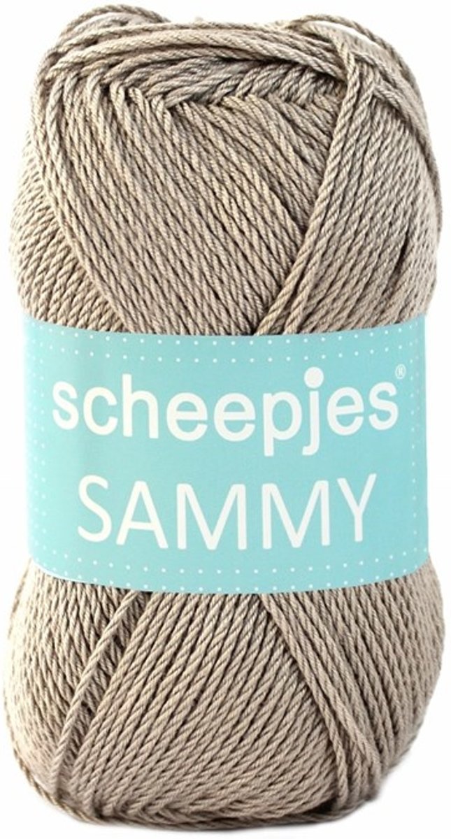 scheepjes sammy 116 zand. PAK MET 5 BOLLEN a 100 GRAM.