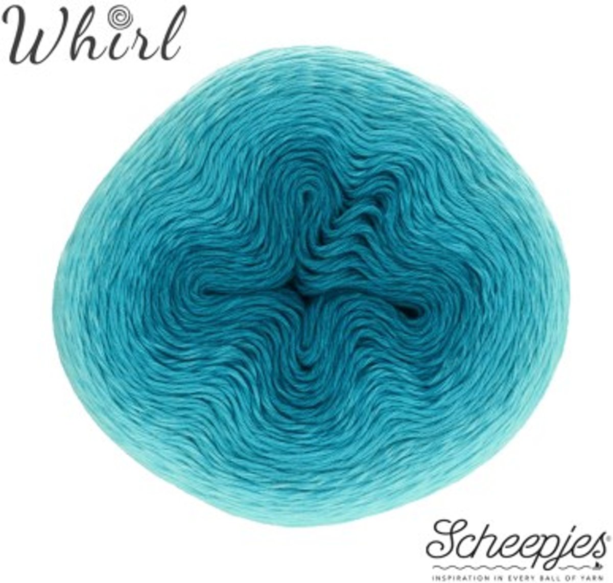 Scheepjes Whirl Ombré - 559 - Turquoise Turntable