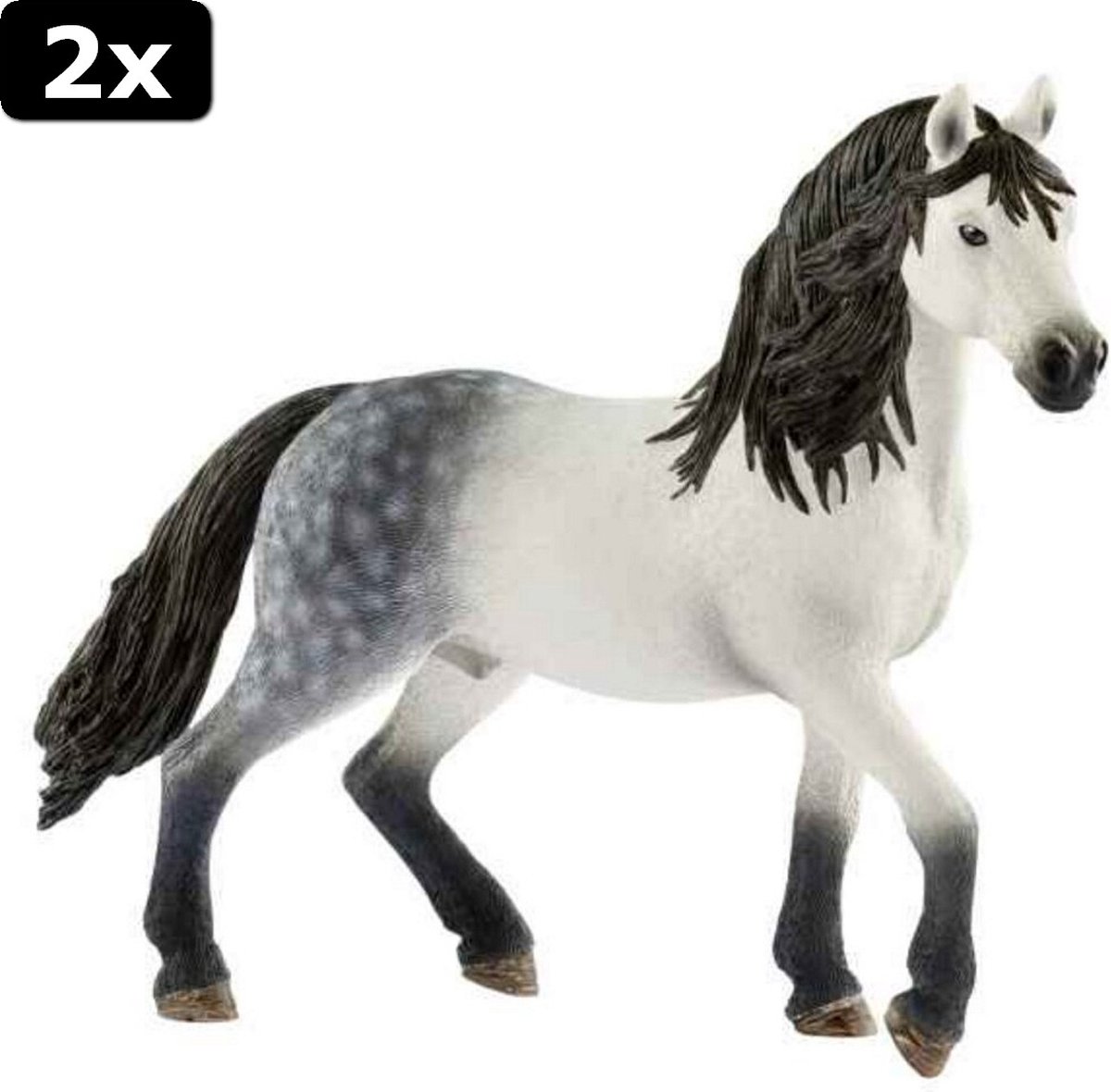 2x Schleich Andalusiër Hengst