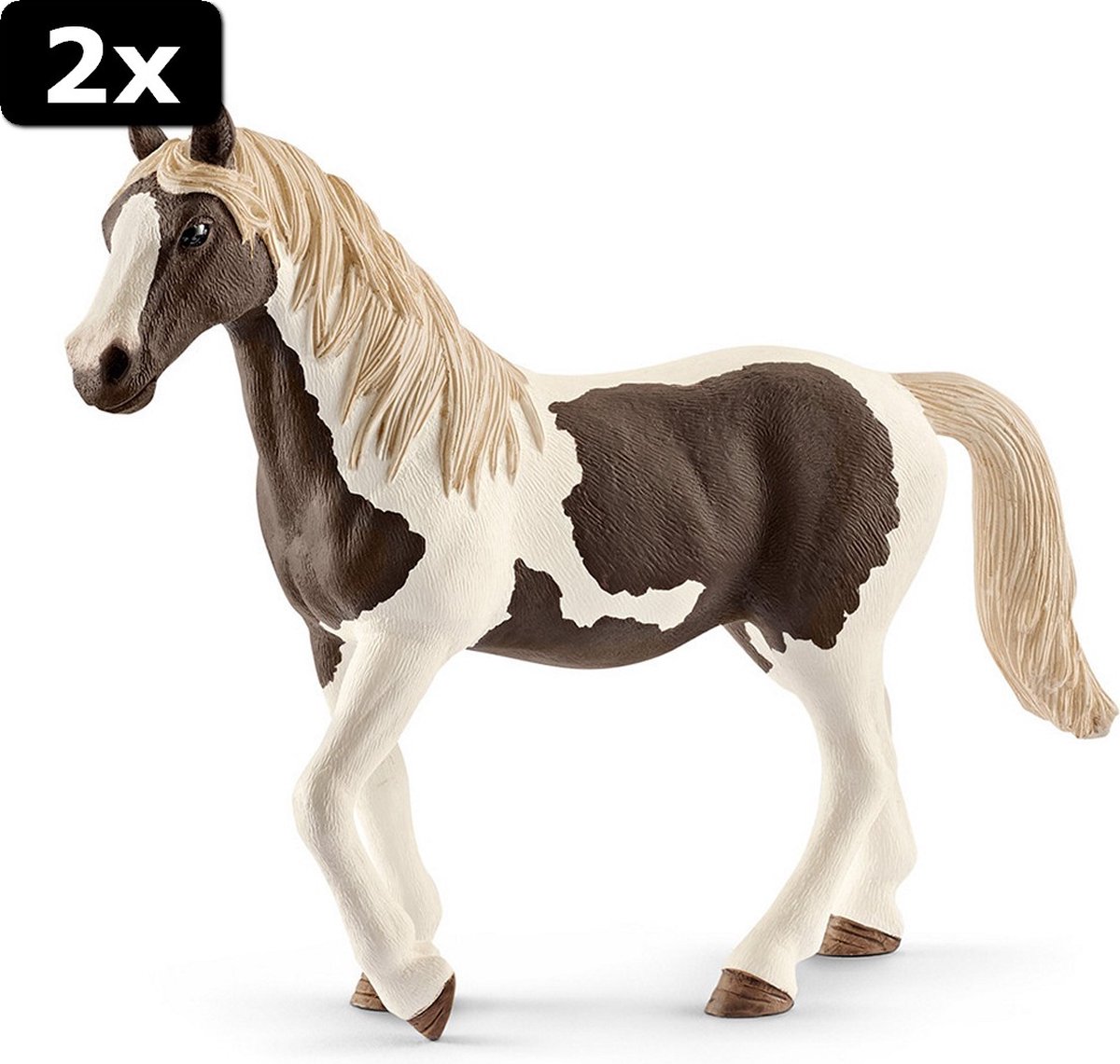 2x Schleich Pinto Merrie