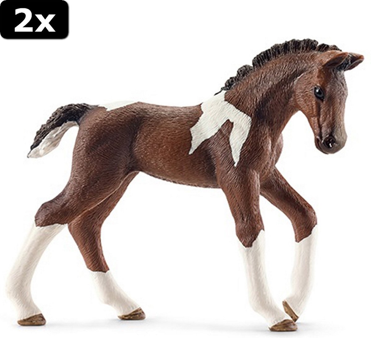 2x Schleich Speelfiguur Trakehnen Veulen