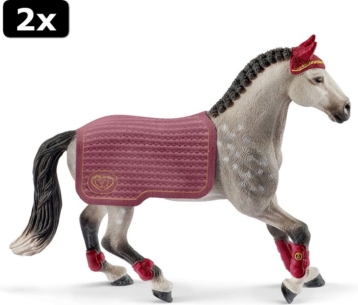 2x Schleich Trakehnen Merrie in Uniform