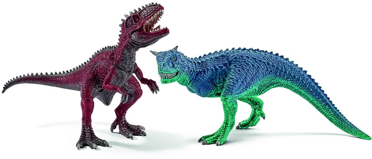 Carnotaurus en gianotosaurus klein Schleich