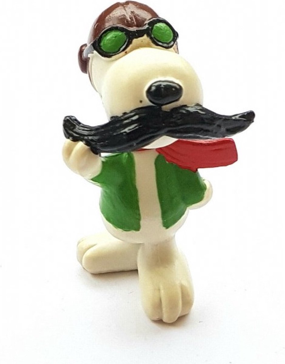 Peanuts - snoopy als piloot - speelfiguur - 6 cm - schleich.