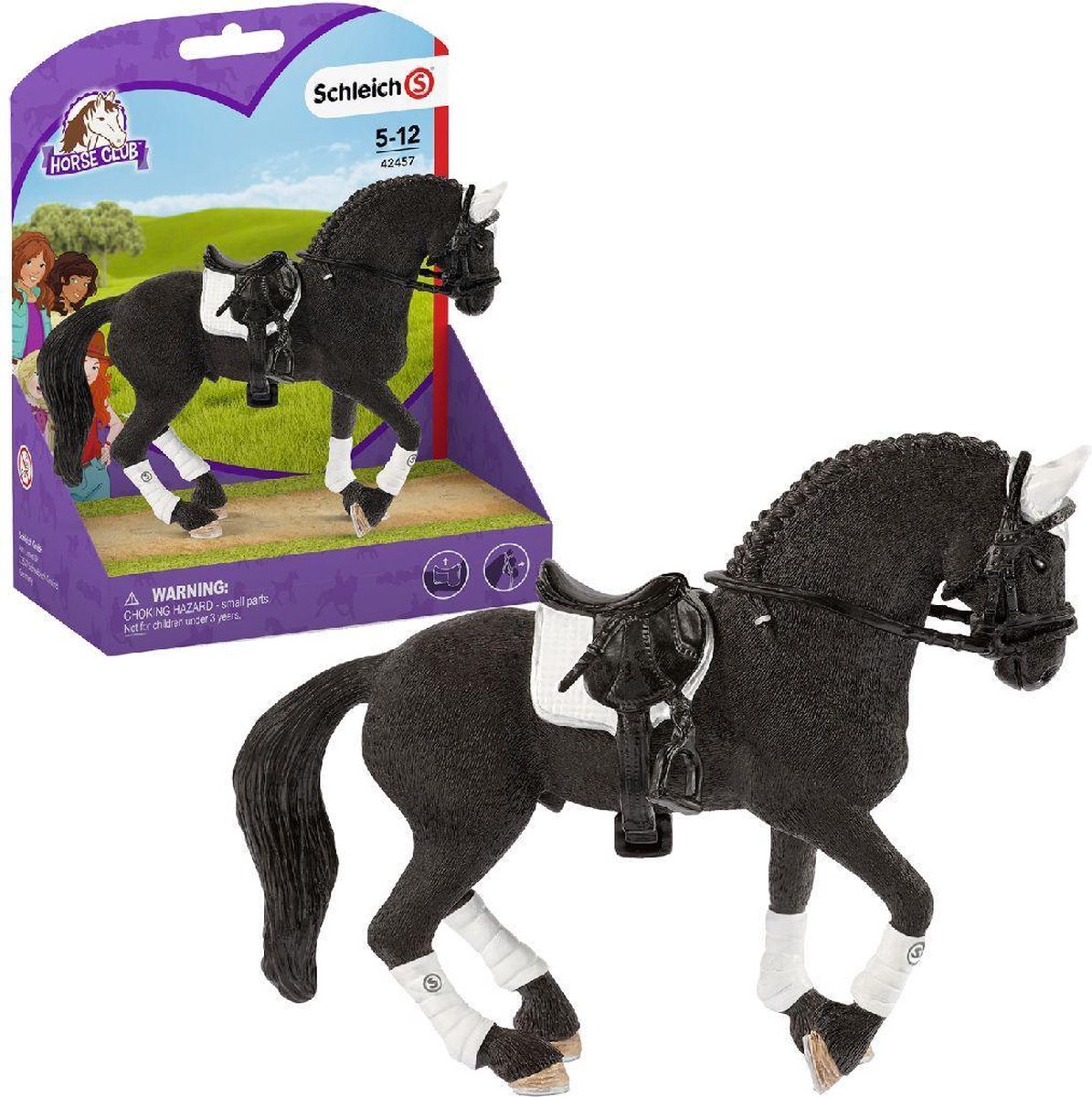 Schleich 42457 Friese Hengst Paardenwedstrijd