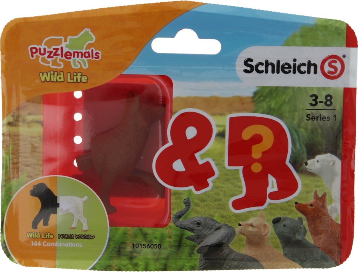 Schleich 81072 Wild Life Puzzlemals Vos