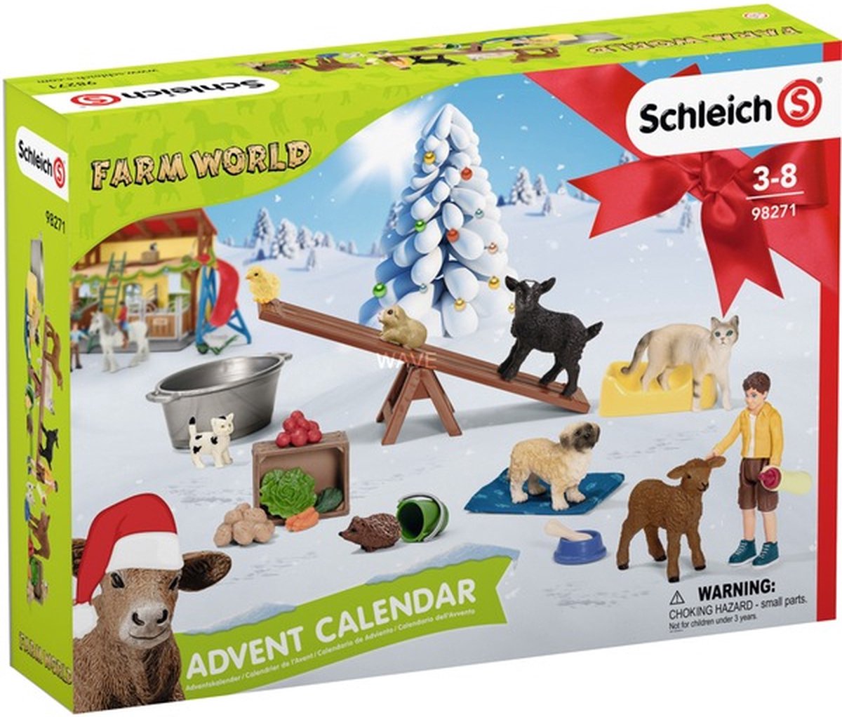 Schleich Adventskalender Farm World 2021, speelgoedfiguur