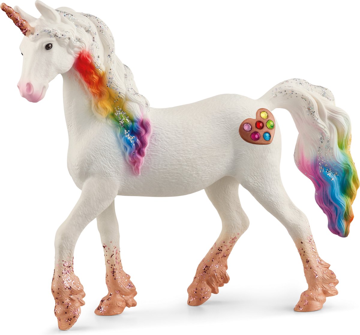 Schleich Bayala Speelfiguur - Regenboog Eenhoornmerrie - Fantasie Kinderspeelgoed - 5 tot 12 Jaar - 70726