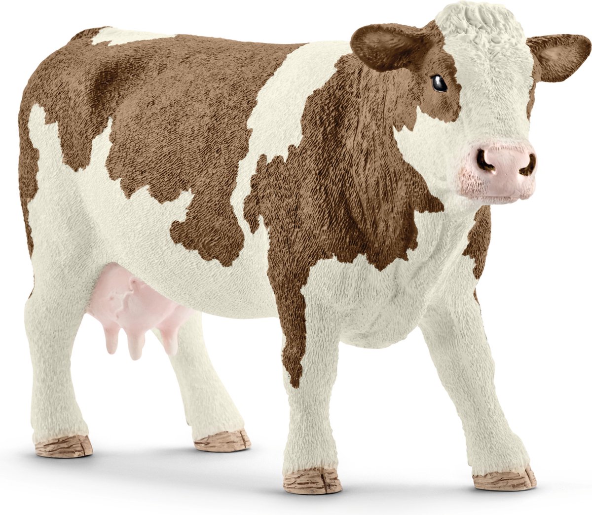 Schleich Farm World - Gevlekt vee - koe - Speelfiguur - Kinderspeelgoed voor Jongens en Meisjes - 3 tot 8 jaar - 13801