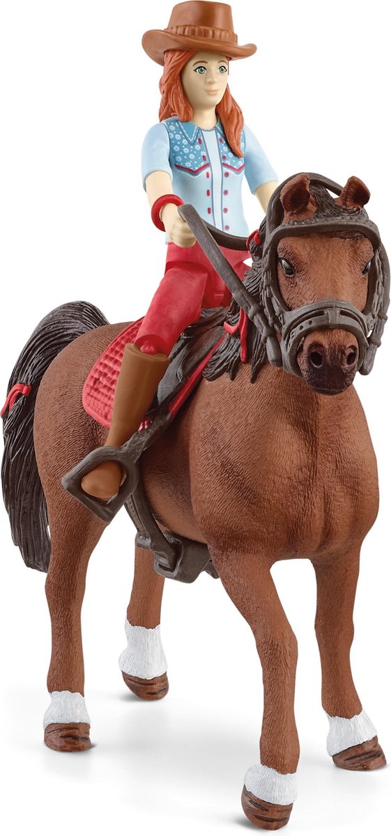 Schleich Horse Club - Hannah en Cayenne - Speelfigurenset - Kinderspeelgoed voor Jongens en Meisjes - 5 tot 12 jaar