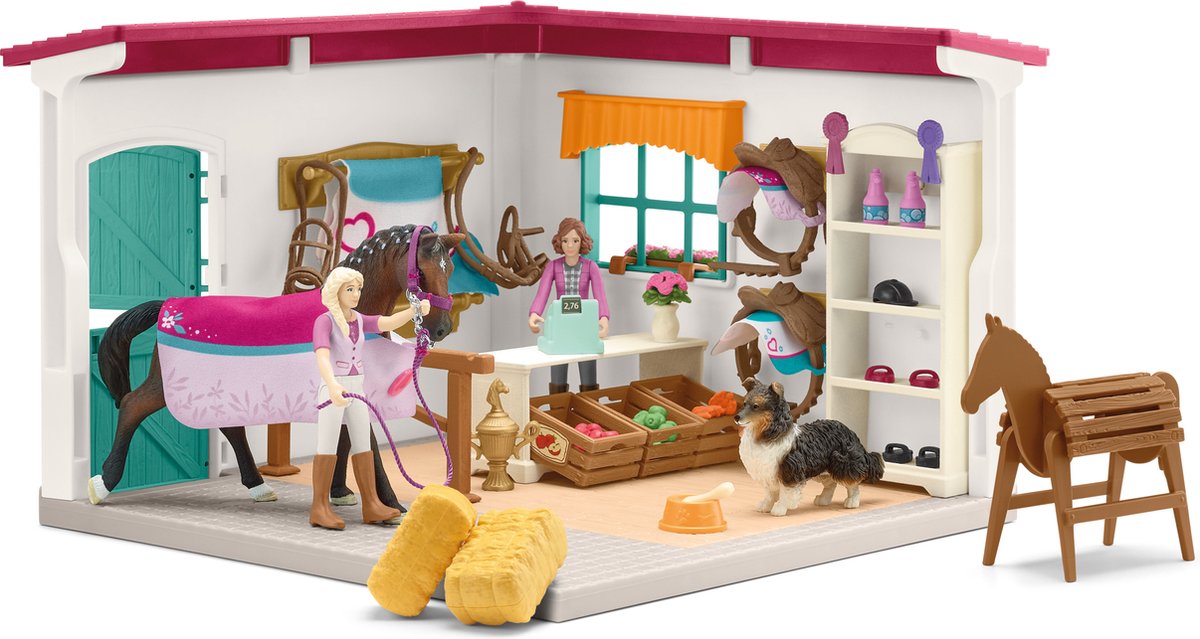 Schleich Horse Club - Ruitershop - Kinderspeelgoed voor Jongens en Meisjes - 5 tot 12 jaar 42568