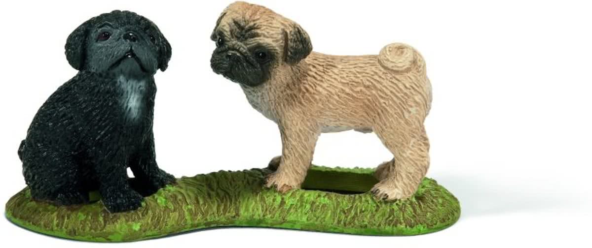 Schleich Mops Welpen Miniatuur