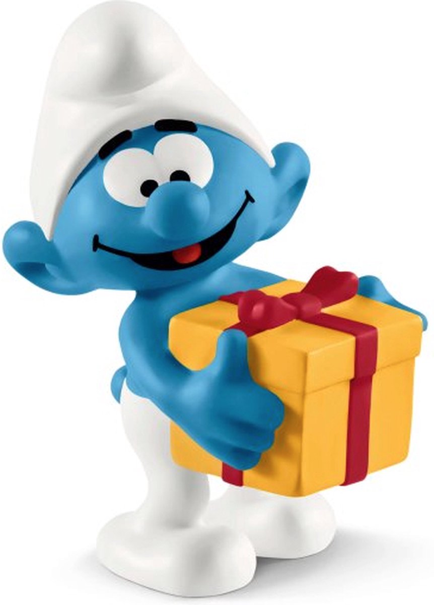 Schleich Smurfen Smurf met Kado 20816