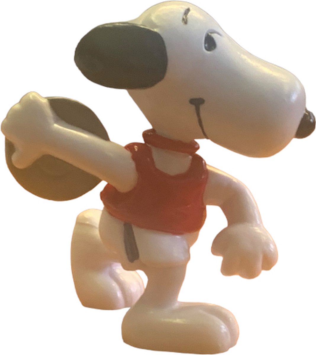 Snoopy speelfiguurtje - Peanuts - Schleich - Discuswerper - Hond - 7 cm