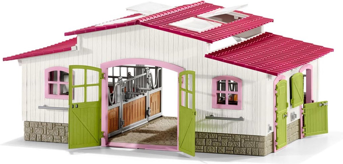 schleich HORSE CLUB manege met paarden en ruiter