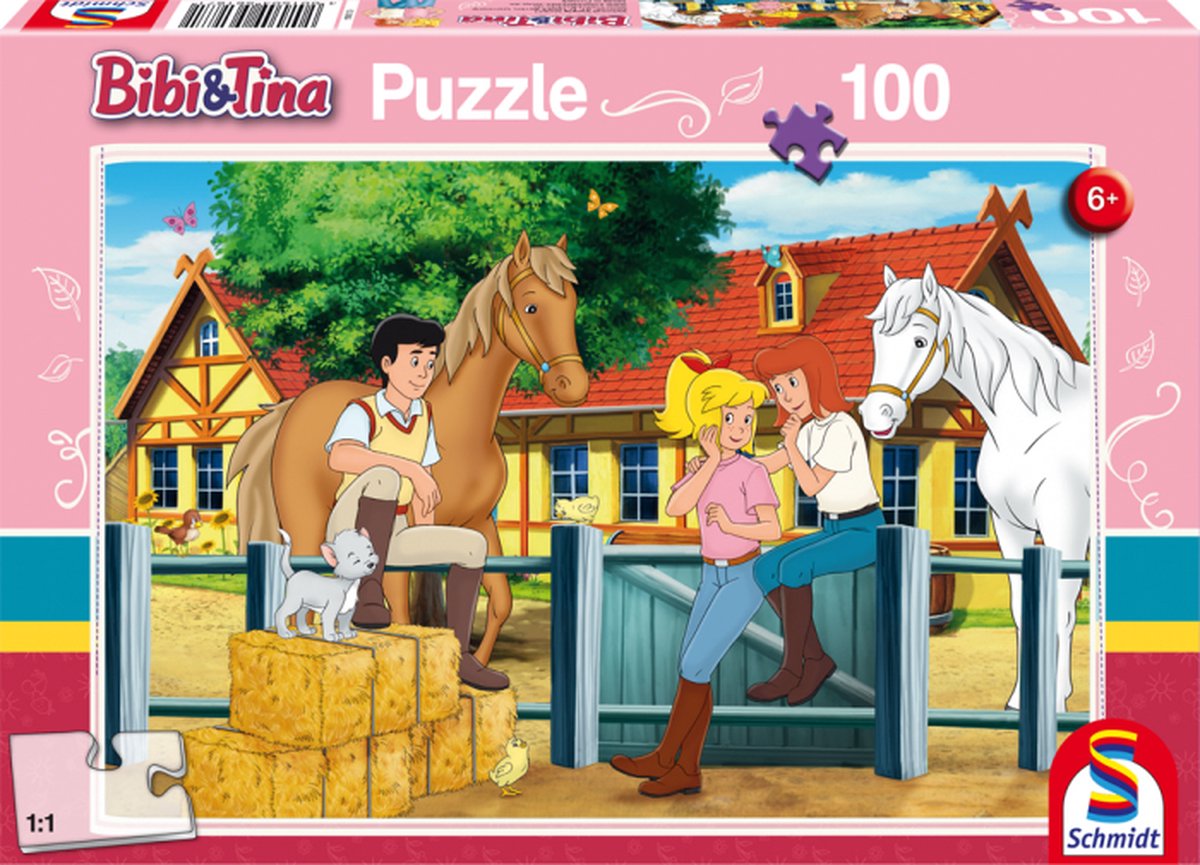 Schmidt Spiele 56187 puzzel Legpuzzel 100 stuk(s) Boerderij