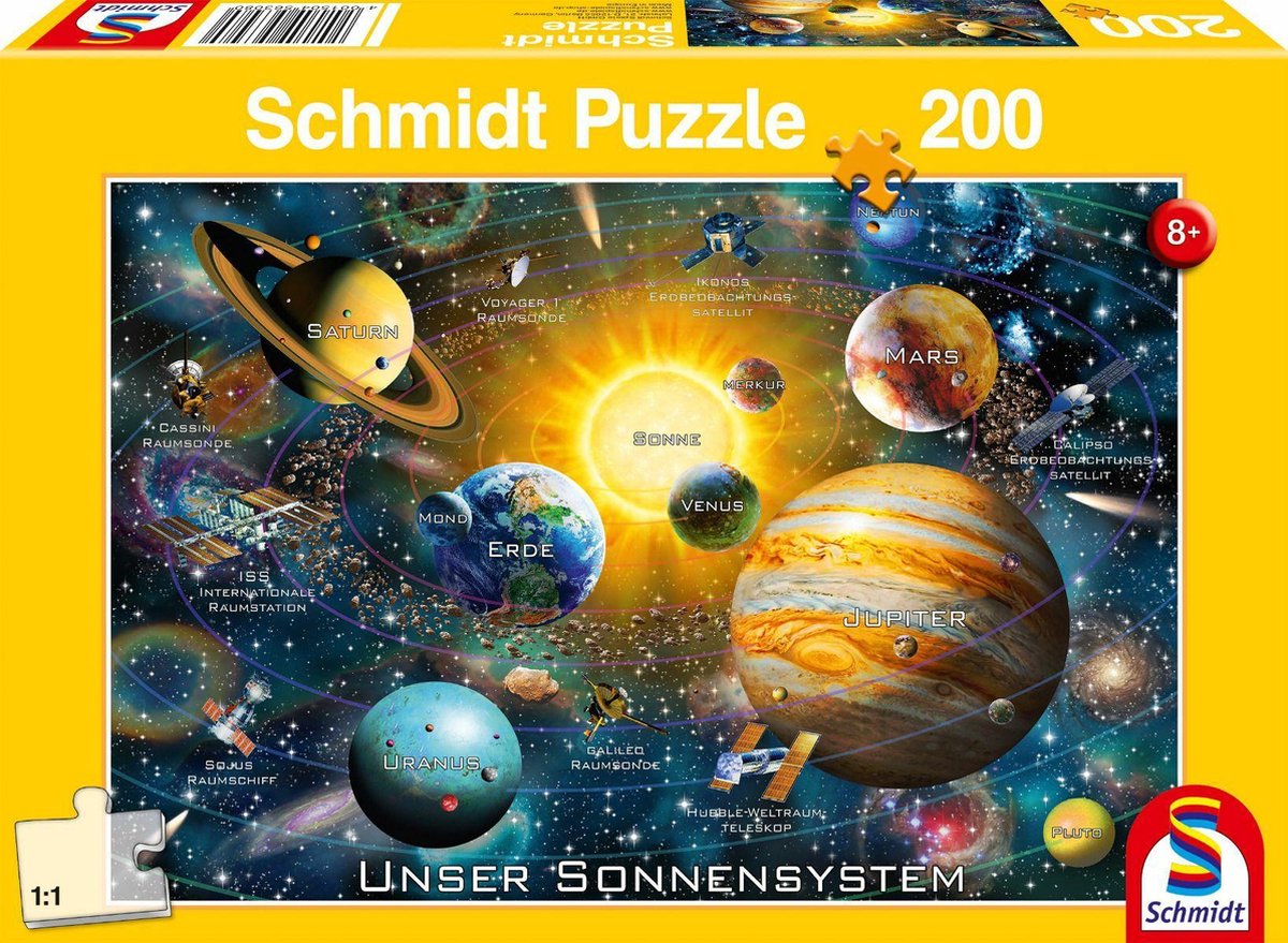 Schmidt Spiele Our solar system Blokpuzzel 150 stuk(s) Kruiden