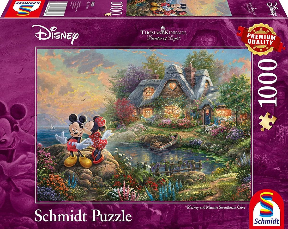 Thomas Kinkade, Disneys Mickey en Minnie (1000 stukjes, legpuzzel)