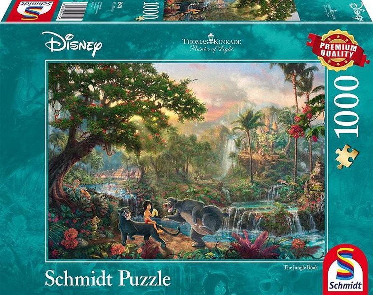 Thomas Kinkade - Disney Jungleboek (1.000 stukjes legpuzzel)