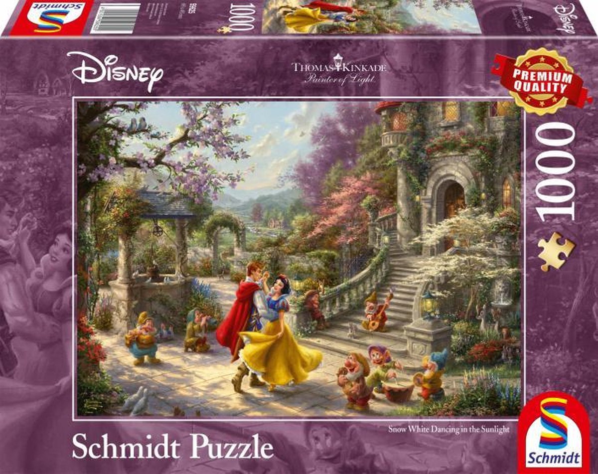 legpuzzel Disney Dansen met prins 1000 stukjes