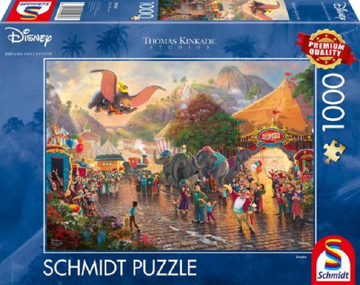 Disney legpuzzel Dombo van Thomas Kinkade 1000 stukjes