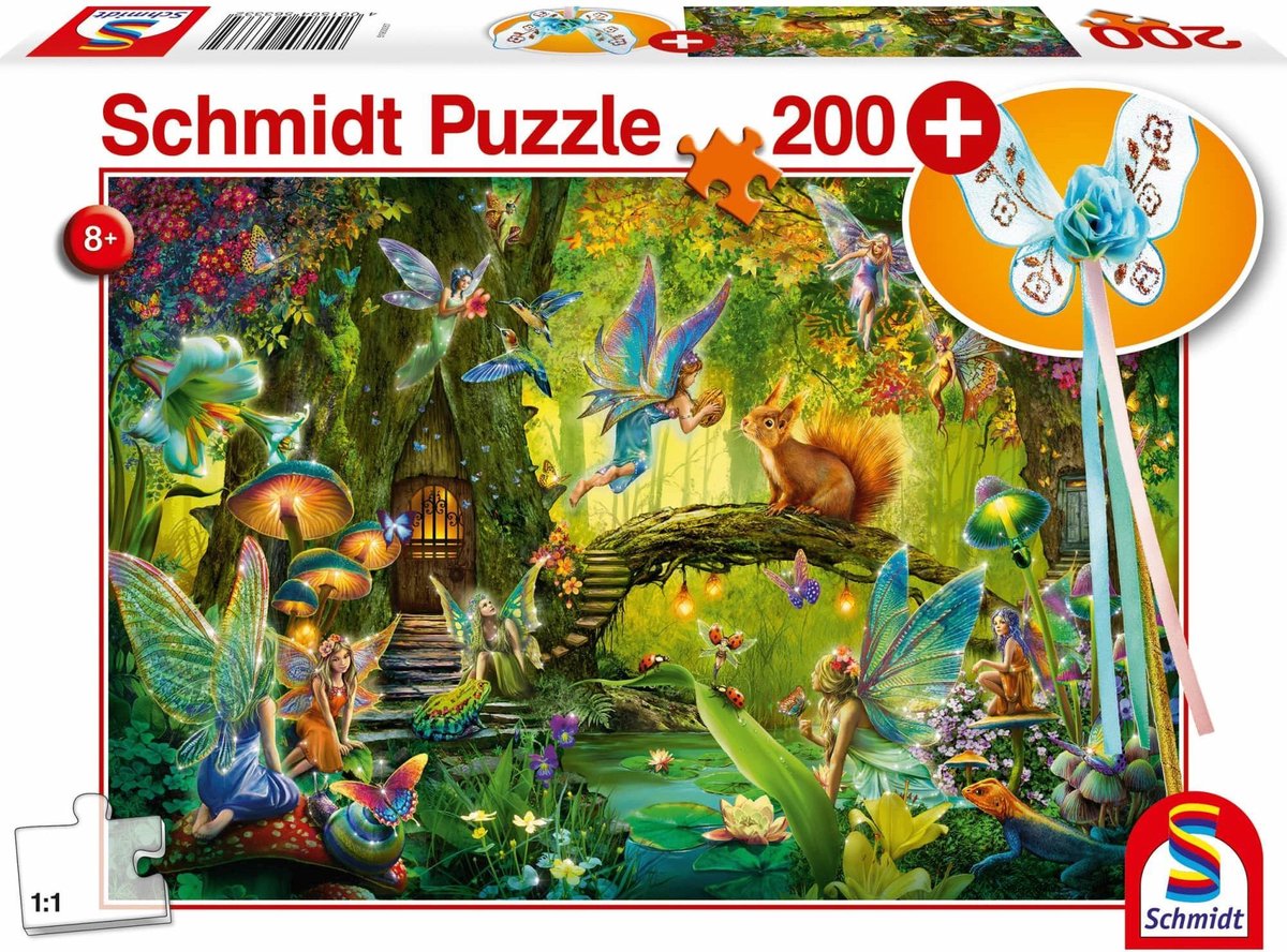 Feeen in het Bos, 200 stukjes Puzzel