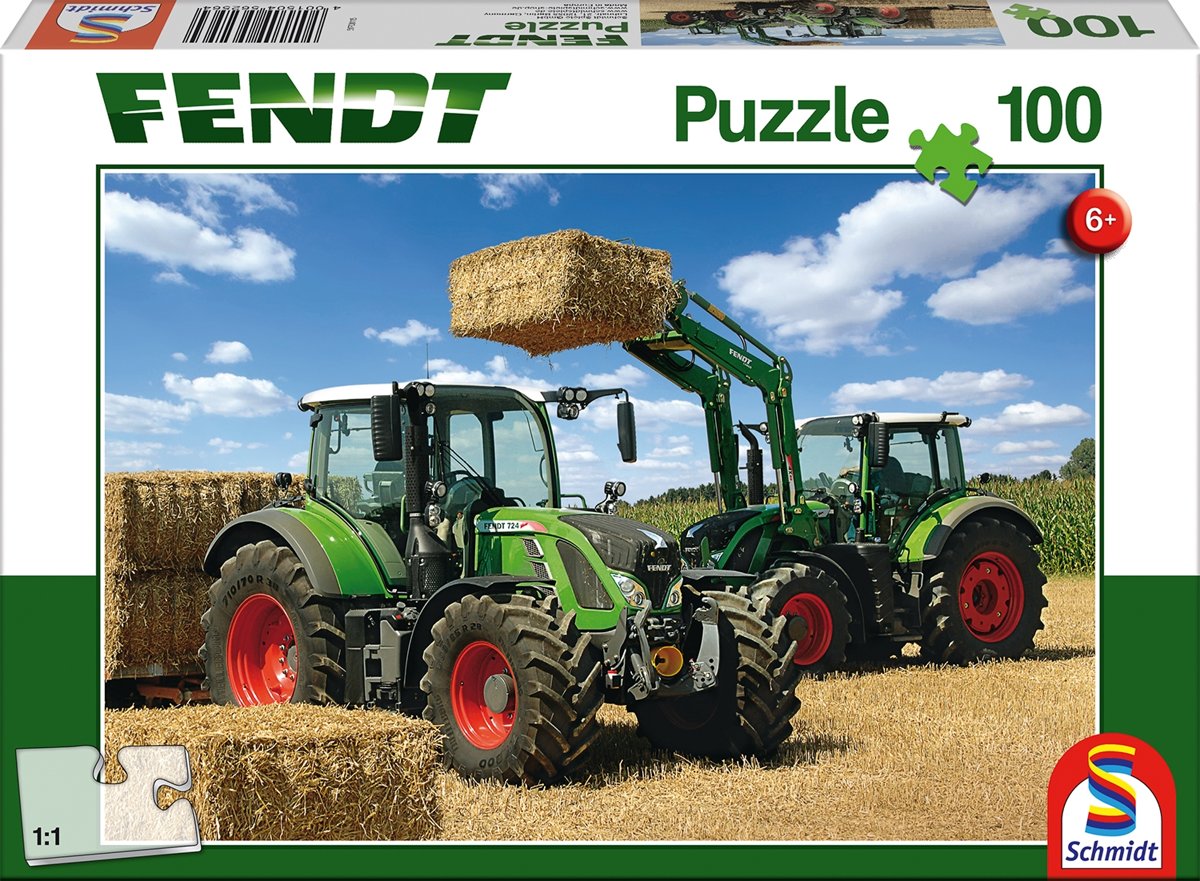 Fendt 724 Vario, Fendt 716 Vario with Frontloader Legpuzzel