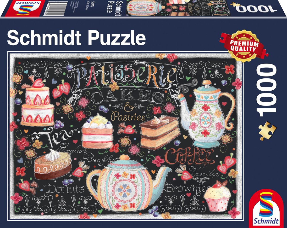 Pâtisserie, 1000 stukjes Legpuzzel