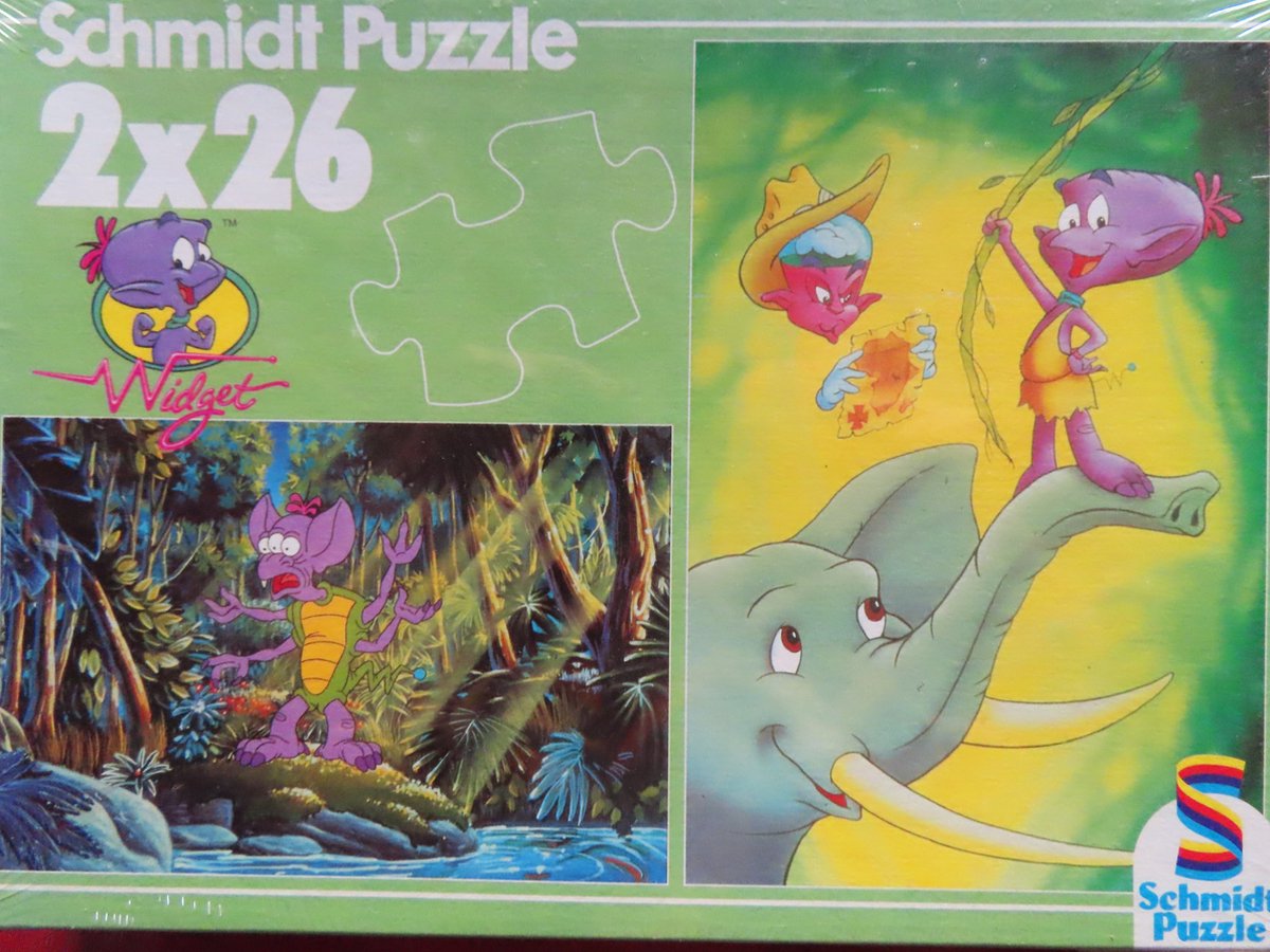 Schmidt - Legpuzzel - 2x26 stukjes - Widget in de Jungle