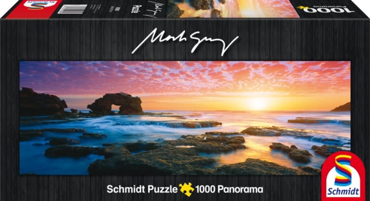   Puzzel - Bridgewater Bay zons ondergang - Panorama - 1000 Stukjes