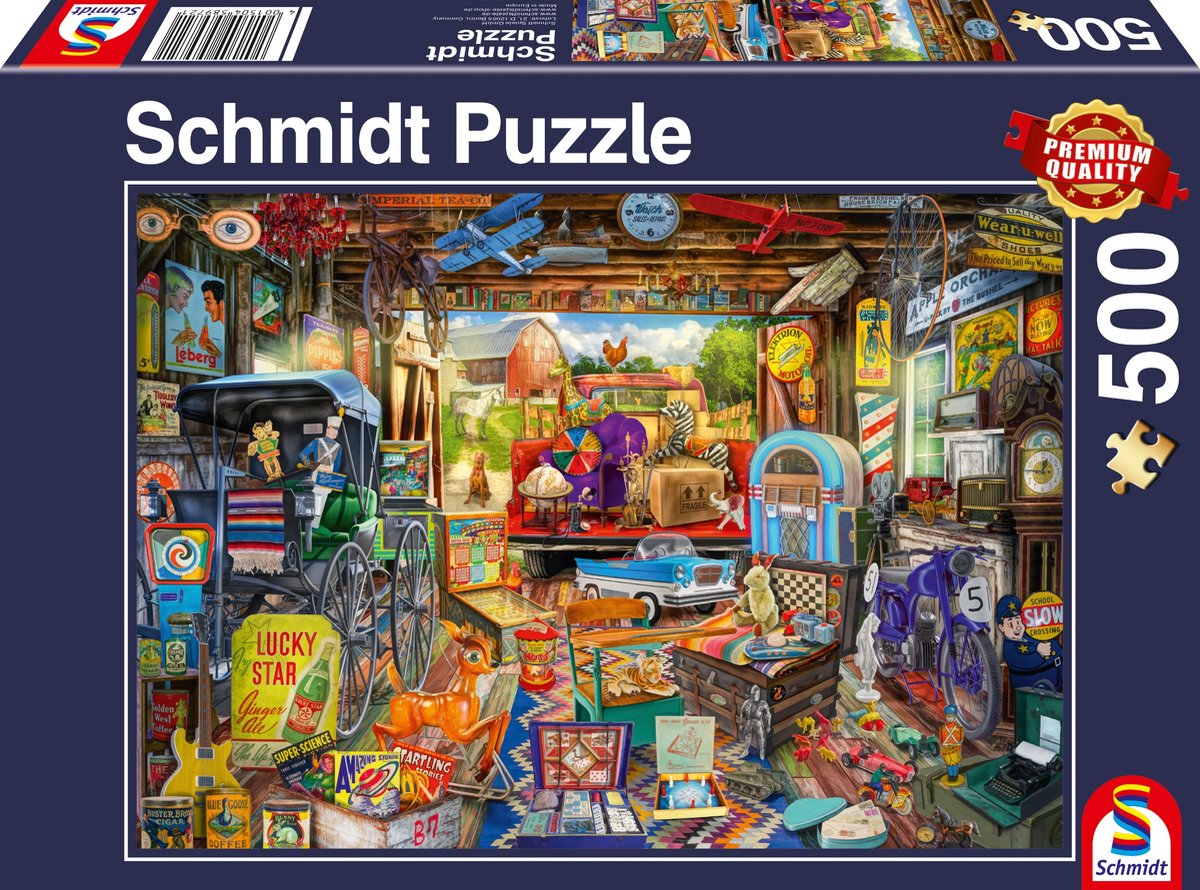 Schmidt Puzzel Garage Verkoop - 500 stukjes