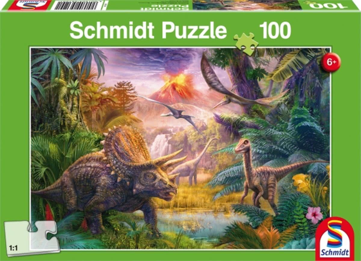 The Valley of the Dinosaurs, 100 pcs - Kinderpuzzel