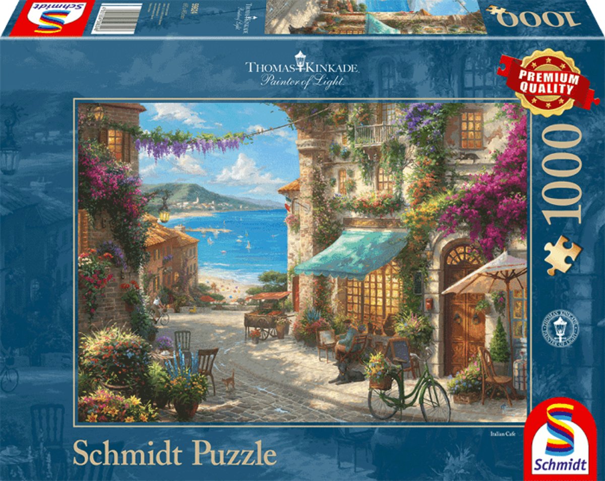 Thomas Kinkade legpuzzel Italian Cafe 1000 stukjes