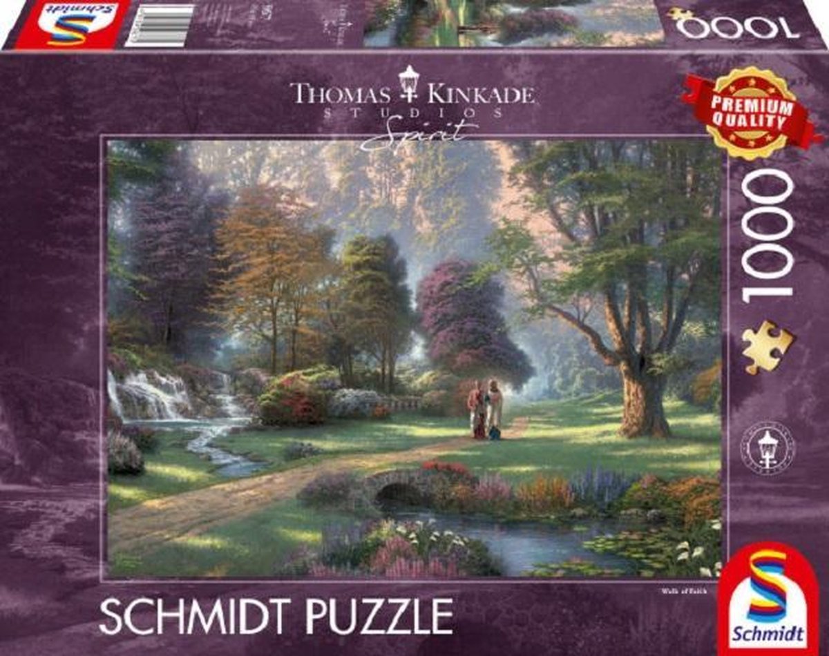 Thomas Kinkade legpuzzel Walk of Faith 1000 stukjes