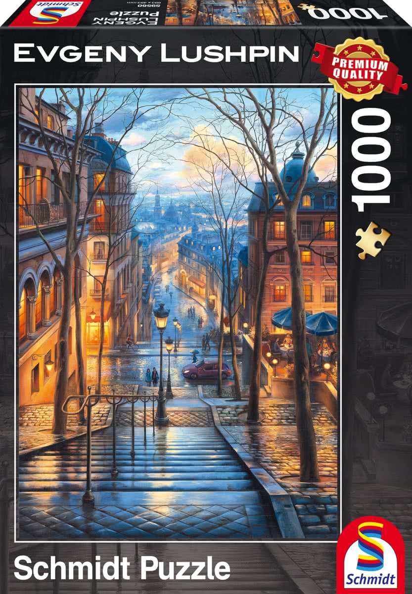 Voorjaarsochtend in Montmartre 1000 pcs Legpuzzel