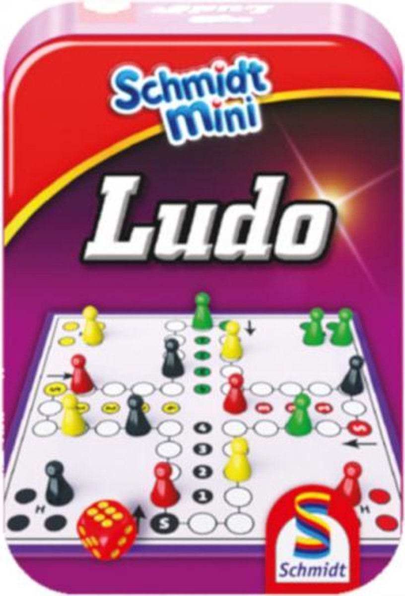 bordspel Ludo small karton 18-delig