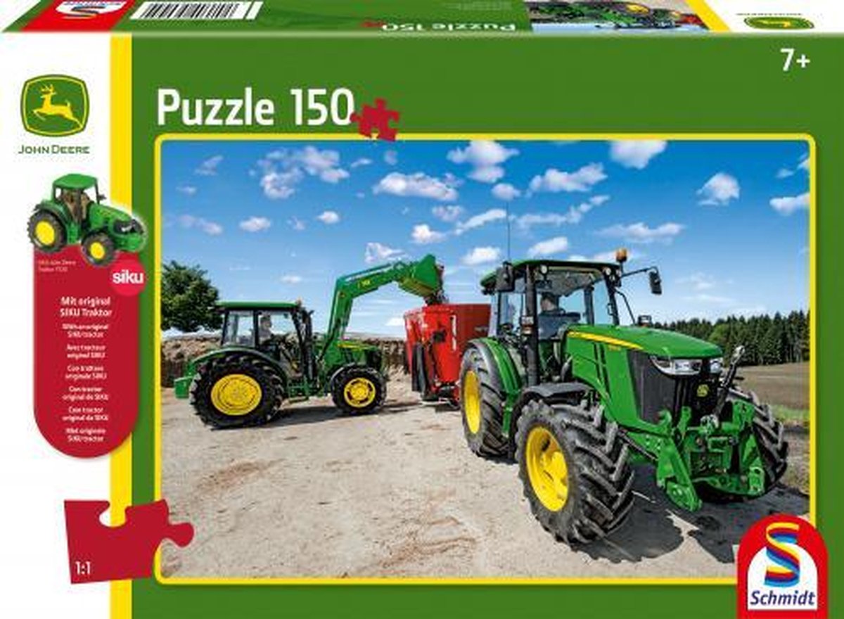 legpuzzel 5M Series Tractors jongens karton 150 stukjes