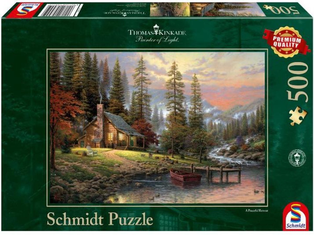 legpuzzel A Peaceful Retreat karton 500 stukjes