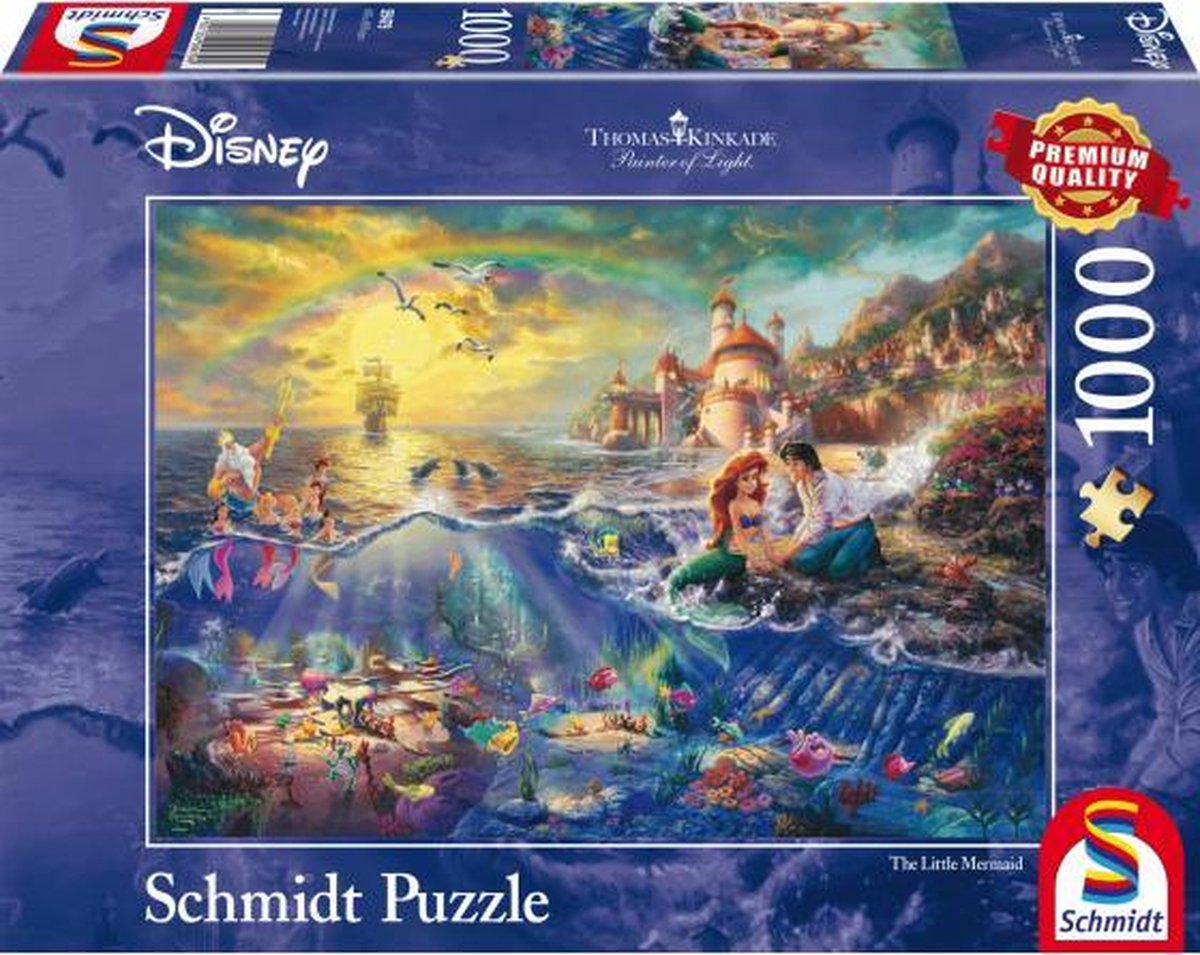 legpuzzel Disney Kleine Zeemeermin 1000 stukjes