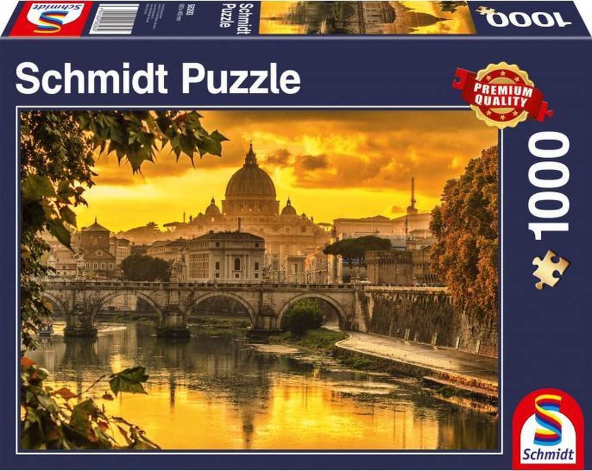 legpuzzel Gouden licht boven Rome 1000 stukjes