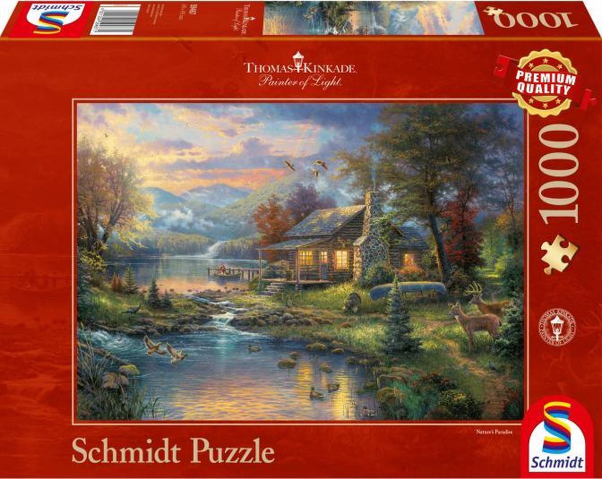 legpuzzel Natures Paradise 37 cm karton 1000 stuks