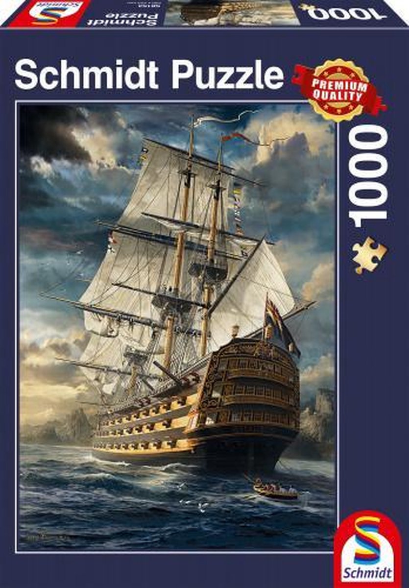 legpuzzel Sails junior karton blauw 1000 stukjes