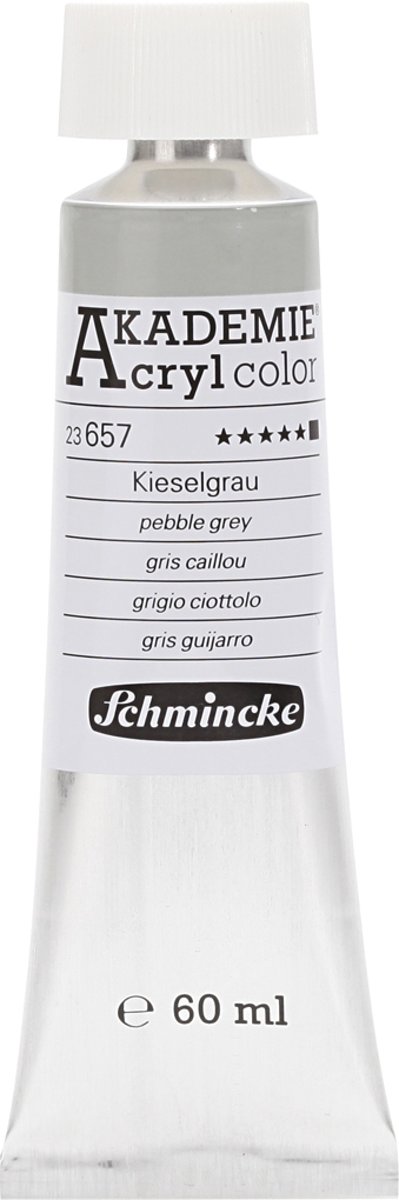 Schmincke AKADEMIE® Acryl color, opaque, 60 ml, pebble grey (657)