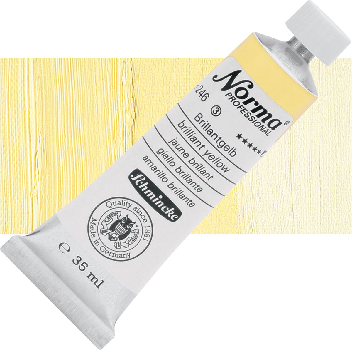 Schmincke Norma Professional Olieverf 35ml - Brilliant Yellow (246)