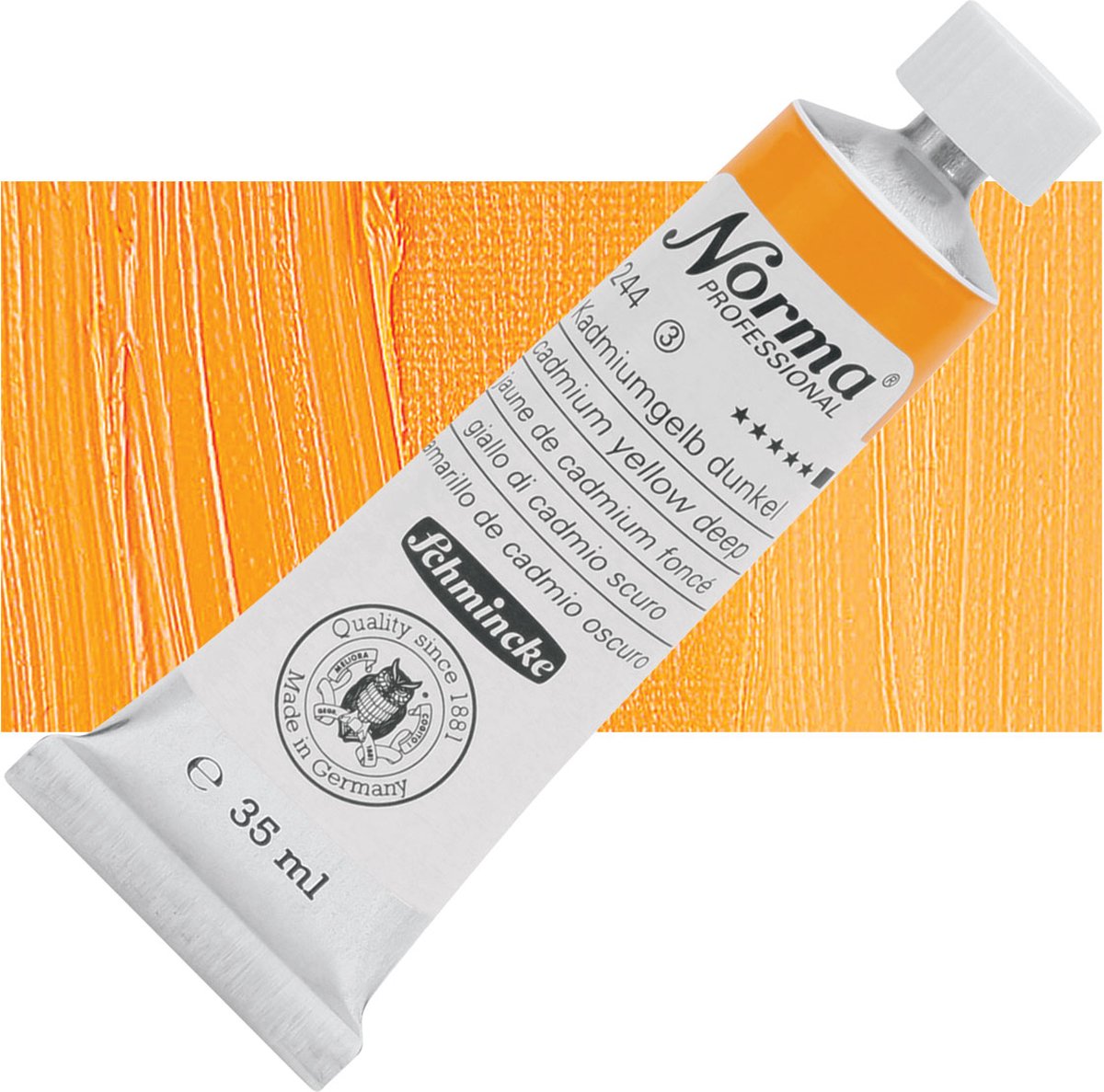 Schmincke Norma Professional Olieverf 35ml - Cadmium Yellow Deep (244)